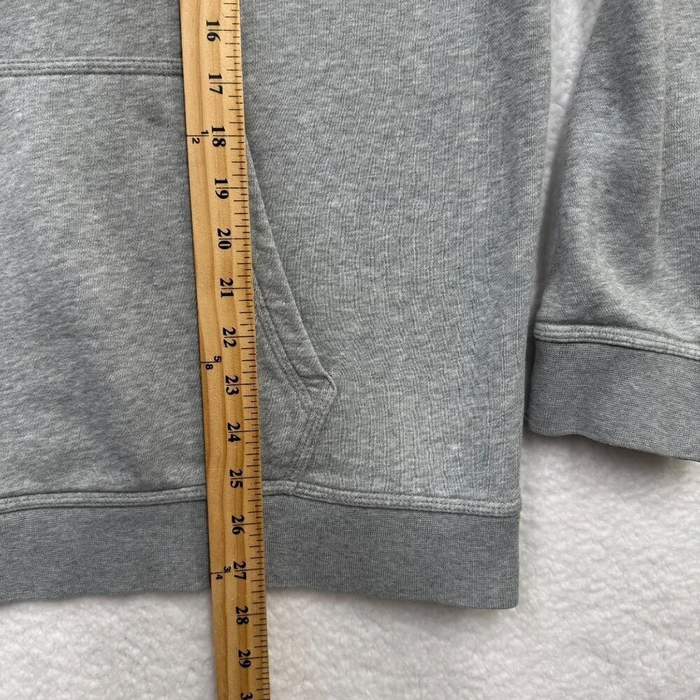 VTG Y2K‎ Nike Embroidered Swoosh Hoodie Heather Gray Streetwear Adult Size XL